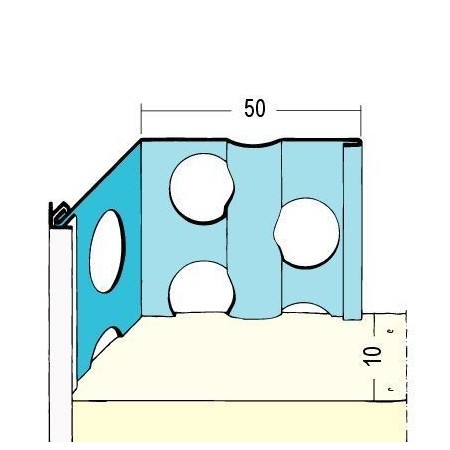 Kantenprofil Aussenputz ab 10mm Putzdicke