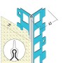 Kantenprofil für Aussenputz 14mm Kante weiss