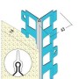 Kantenprofil für Aussenputz 14mm Kante weiss