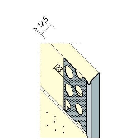 Kantenprofil TB für 12.5mm GKB und 1mm Putzdicke