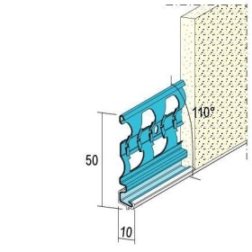 Sockelprofil für Aussenputz ab 10mm Putzdicke
