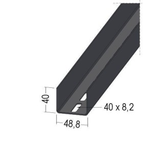 UA 50-2.0 Aussteifungsprofil, beschichtet C3-C5