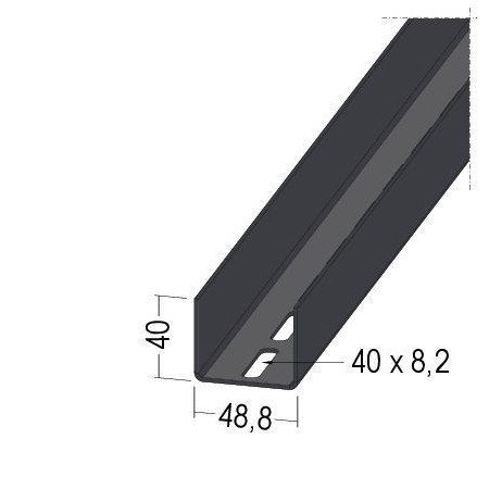 UA 50-2.0 Aussteifungsprofil, beschichtet C3-C5