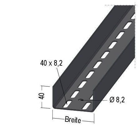 UA 75-2.0 Aussteifungsprofil, beschichtet C3-C5