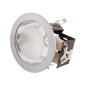 HL 614-Weiss-2 x 20W ESL-E27-Downlights / Energiesparlampen