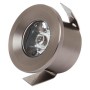 MONICA-1W-Mat Chrom-LED Strahler / LED Solarleuchten