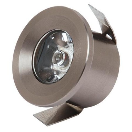 MONICA-1W-Mat Chrom-LED Strahler / LED Solarleuchten