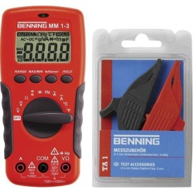 Benning MM 1-3 + Set TA 1 Hand-Multimeter digital