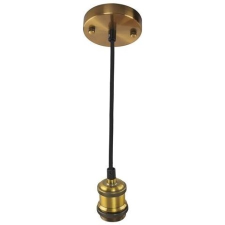 TESLA-E27-Alte Bronze-60W-Pendelleuchte
