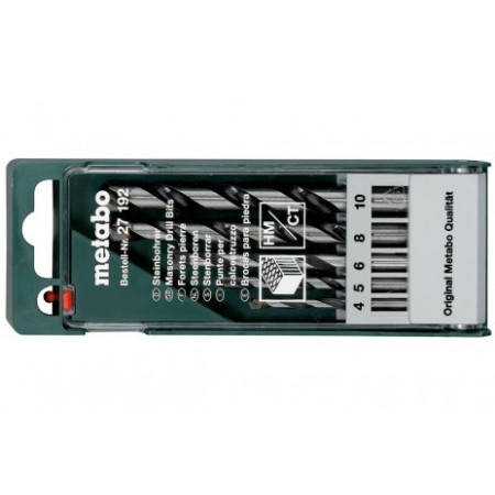 Steinbohrer-Kassette, 5-teilig
