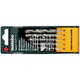 Holzbohrer-Kassette, 5-teilig E 6,3