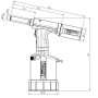 Gesipa Blindniet-Setzgerät TAURUS 4 für Schliessringbolzen 6,4 mm C6L®