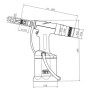 Gesipa Blindnietmuttern-Setzgerät GBM 95 - M 8