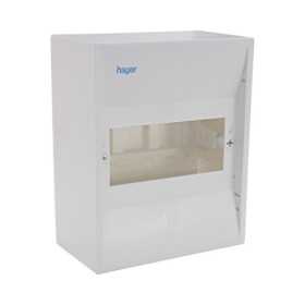 HAGER AP Kleinverteiler 1-reihig 6 Module