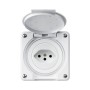 HAGER Steckdose Robusto T13 weiss