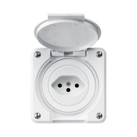 HAGER Steckdose Robusto T13 weiss