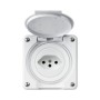 HAGER Steckdose Robusto T13 weiss