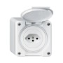 HAGER Steckdose Robusto T13 weiss