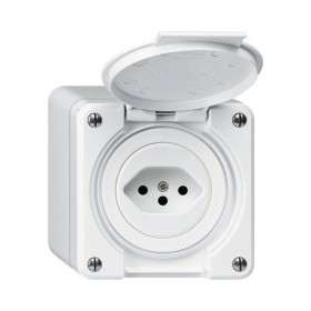 HAGER Steckdose Robusto T13 weiss