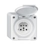 HAGER Steckdose Robusto T15 weiss