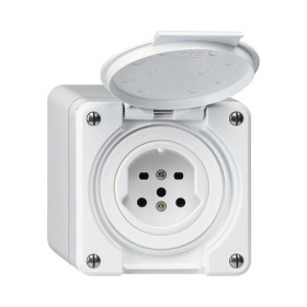 HAGER Steckdose Robusto T15 weiss