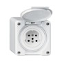 HAGER Steckdose Robusto T15 weiss