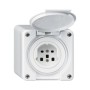 HAGER Steckdose Robusto T25 weiss