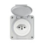 HAGER Steckdose Robusto T13 lichtgrau