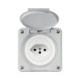 HAGER Steckdose Robusto T13 lichtgrau