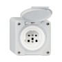 HAGER Steckdose Robusto T25 lichtgrau