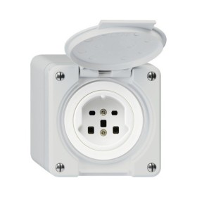 HAGER Steckdose Robusto T25 lichtgrau