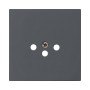 HAGER Frontplatte Kallysto T12 anthrazit