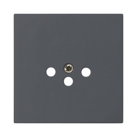 HAGER Frontplatte Kallysto T12 anthrazit