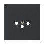 HAGER Frontplatte Kallysto T12 schwarz