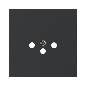 HAGER Frontplatte Kallysto T12 schwarz