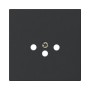 HAGER Frontplatte Kallysto T12 schwarz