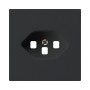 HAGER Frontplatte Kallysto T23 schwarz