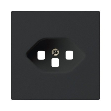 HAGER Frontplatte Kallysto T23 schwarz