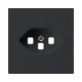 HAGER Frontplatte Kallysto T23 schwarz