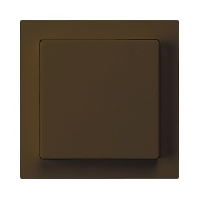 HAGER Frontplatte Druckschalter braun