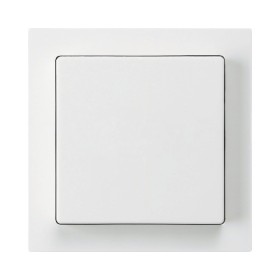 HAGER Frontplatte Druckschalter weiss
