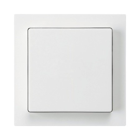 HAGER Frontplatte Druckschalter weiss