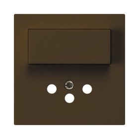 HAGER Frontplatte Kombi Schalter T12 braun