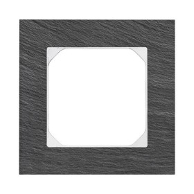 HAGER Abdeckrahmen ART 1fach Schiefer schwarz
