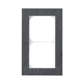 HAGER Abdeckrahmen ART 2fach Schiefer schwarz