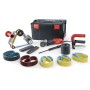 Flex-Tools Satiniermaschine und Rohrbandschleifer TRINOXFLEX im Set