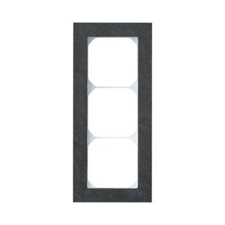 HAGER Abdeckrahmen ART 3fach Schiefer schwarz