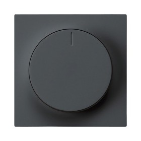 HAGER Frontplatte Drehdimmer anthrazit