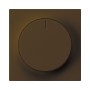 HAGER Frontplatte Drehdimmer braun