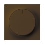 HAGER Frontplatte Drehdimmer braun